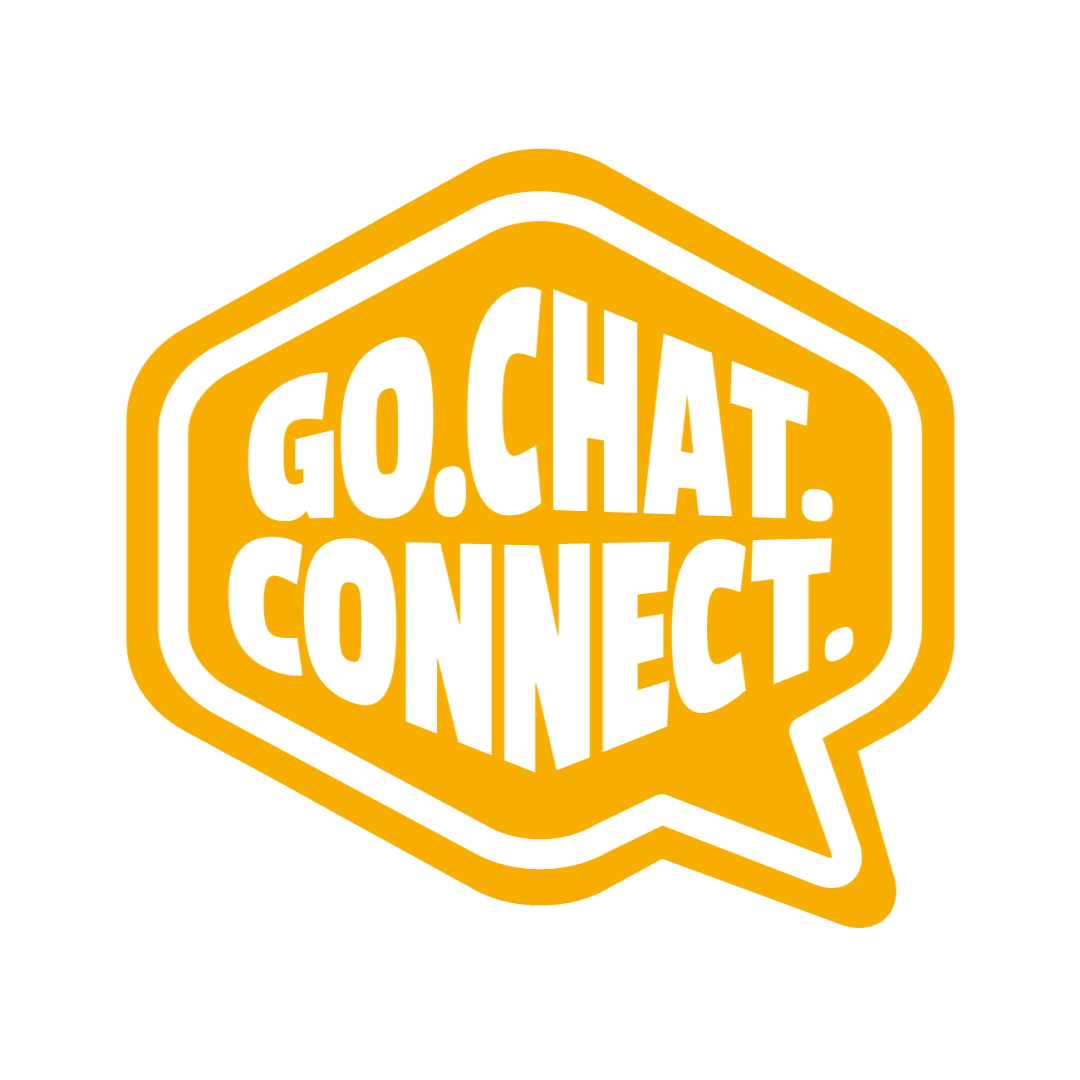 Go.Chat.Connect. logo gif